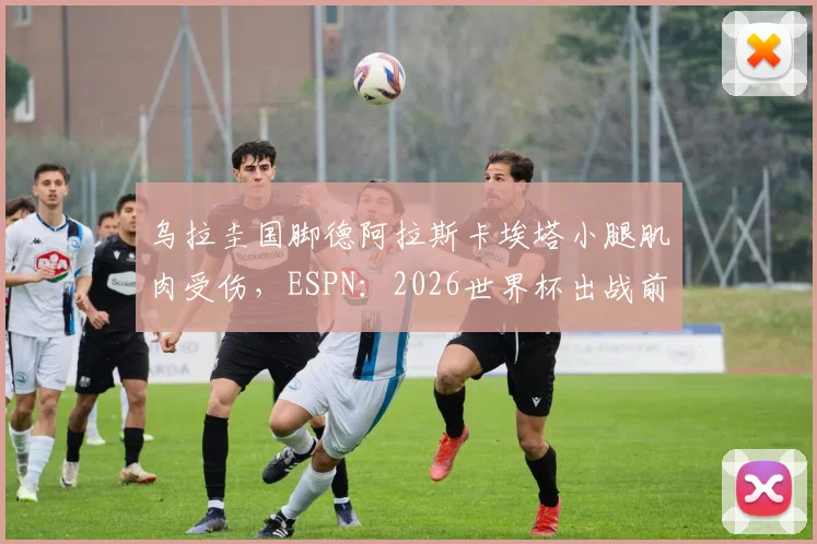 乌拉圭国脚德阿拉斯卡埃塔小腿肌肉受伤，ESPN：2026世界杯出战前景蒙上阴影